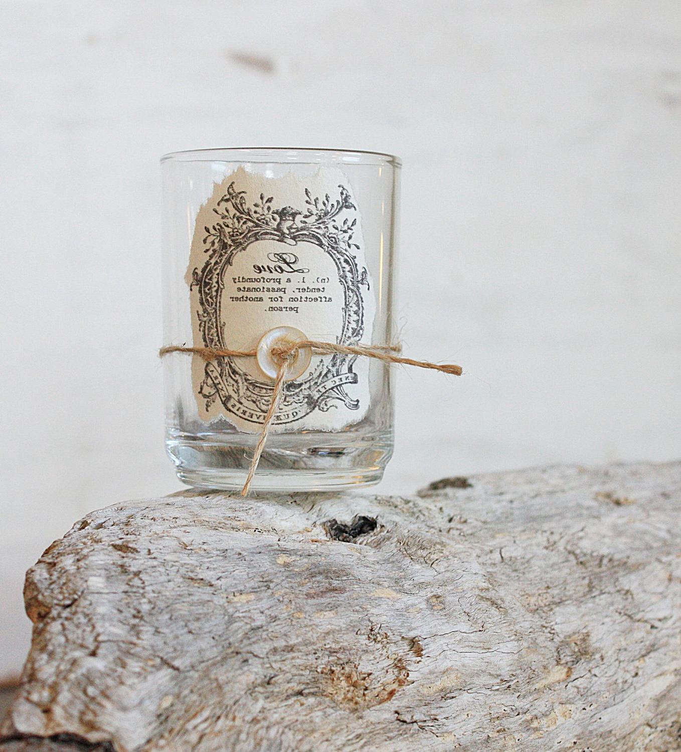 Rustic Candle Favors - Rustic