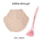 1pink lid 1spoon