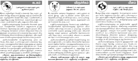 Dinamani Newspaper Weekly Rasi Palan