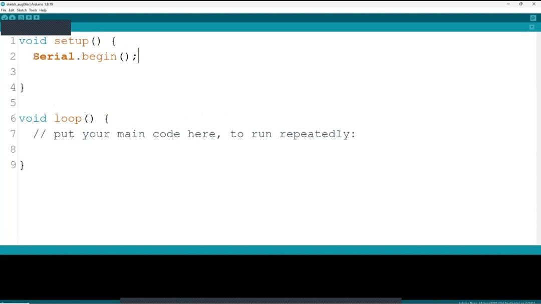 Arduino serial communication image.