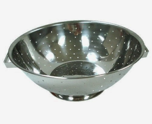  Extra Large Stainless Steel Colander - 13 Quart Capacity