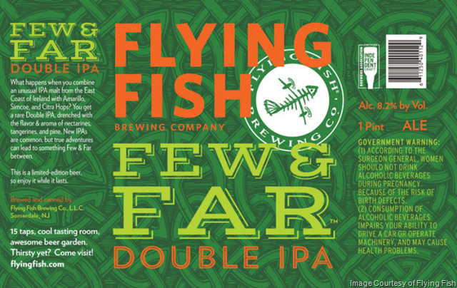 Flying Fish Releasing Few and Far Double IPA Cans