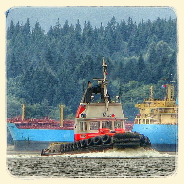 Tug Coming out of Indian Arm (2006-07-11)