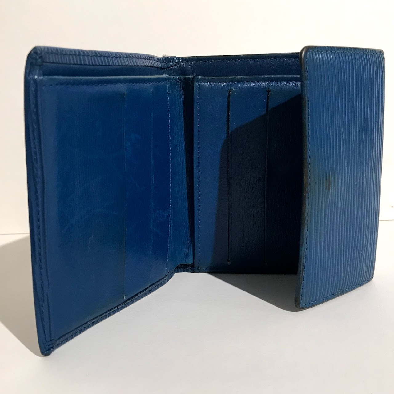 Louis Vuitton Blue Epi Leather Wallet