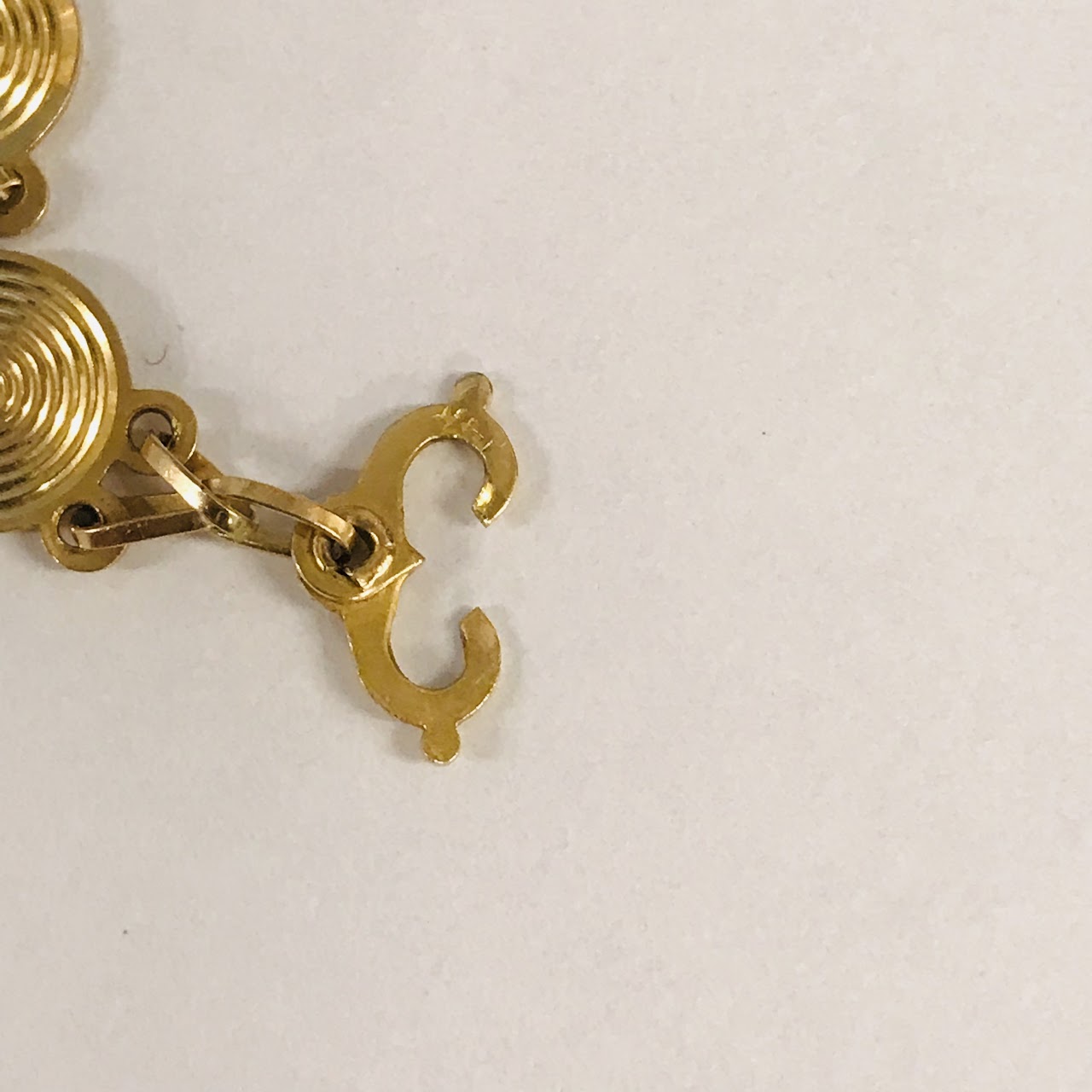 14K Gold Saint Medallion Bracelet