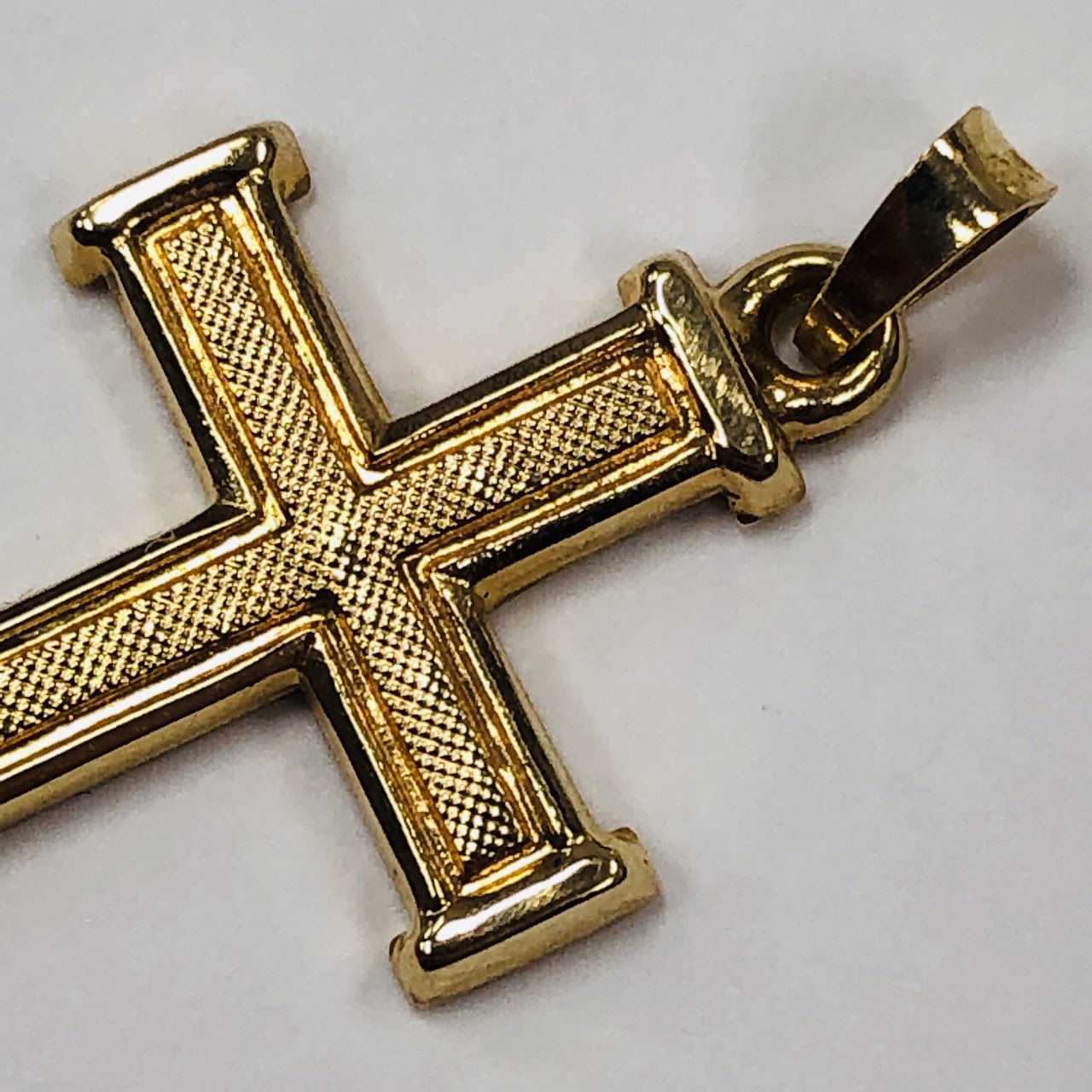 14K Gold Cross Pendant