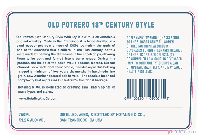 Anchor Distilling - Old Potrero Rye Whiskey