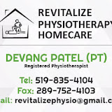 In-Home Mobile Physiotherapist Brampton, Mississauga - Revitalize Physiotherapy Homecare & Clinic