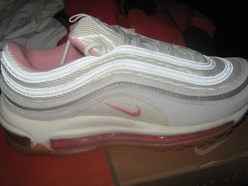 nike silver bianche e rosa