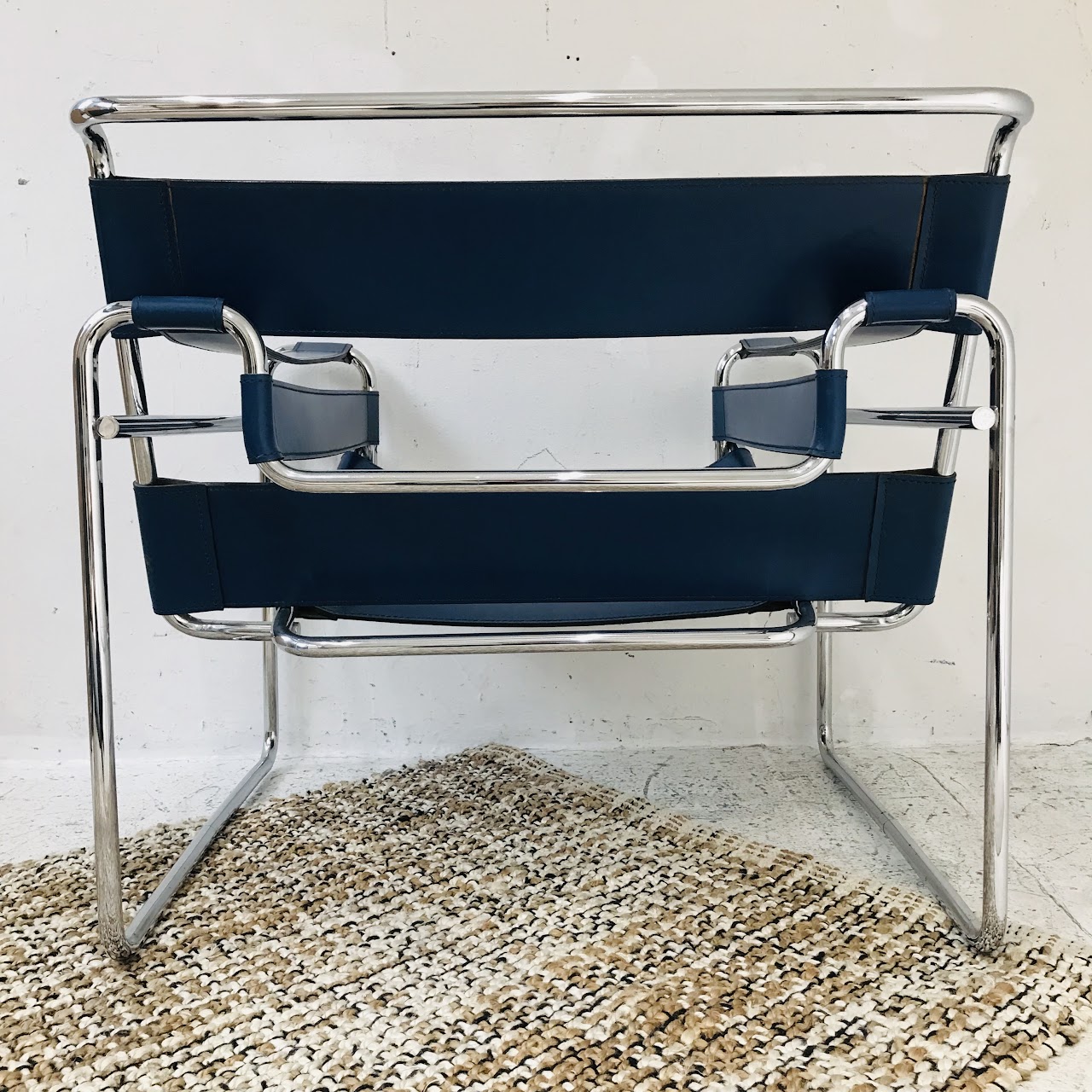 Wassily Style Blue Chair