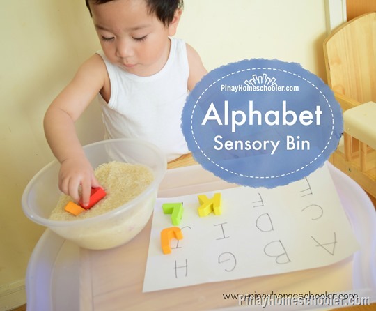 Alphabet Sensory Bin