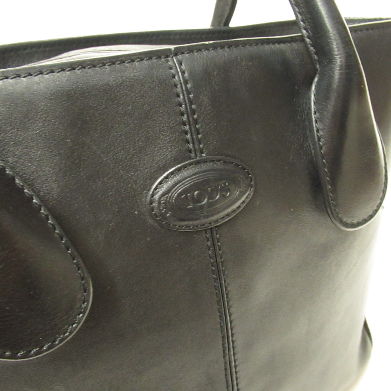 Tod's Classic Black Leather Handbag