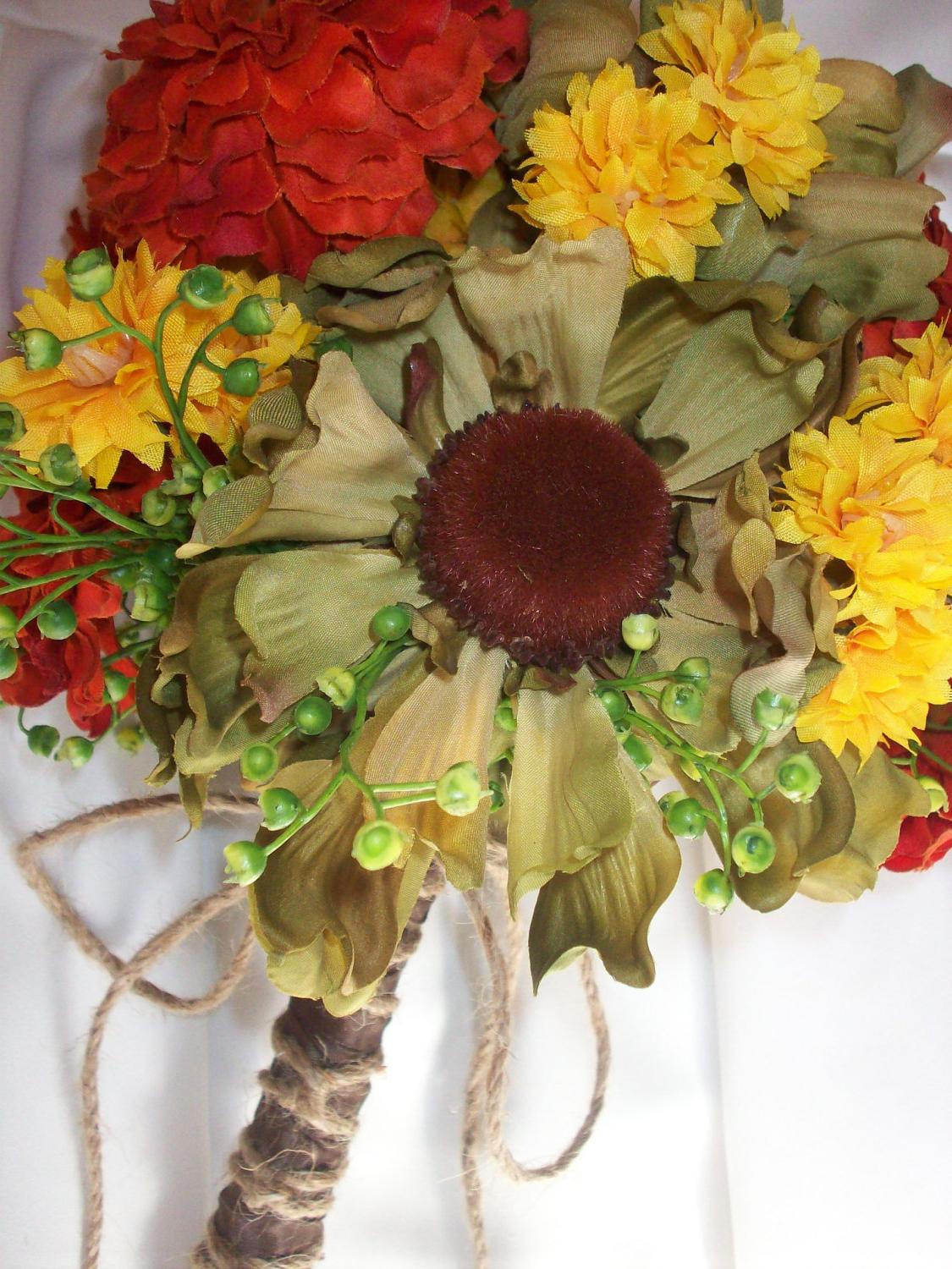 Autumn Sunflower Zinnia