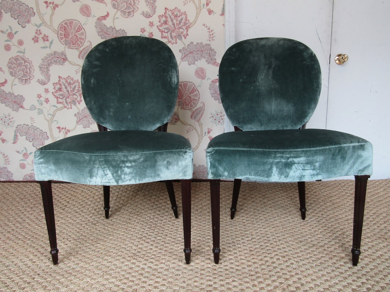 Velvet Chair Pair