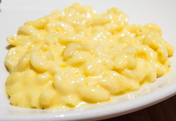 close-up photo of the Macaroni & Cheese