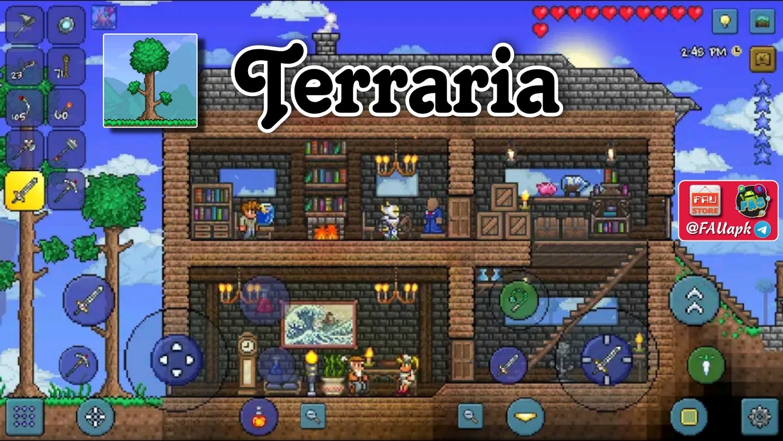 Terraria кровать не работает