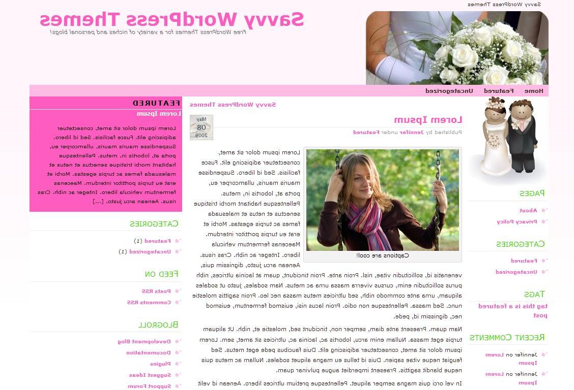 Wedding Cafe     Free WordPress