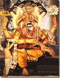 [Narasimhadeva killing Hiranyakashipu]