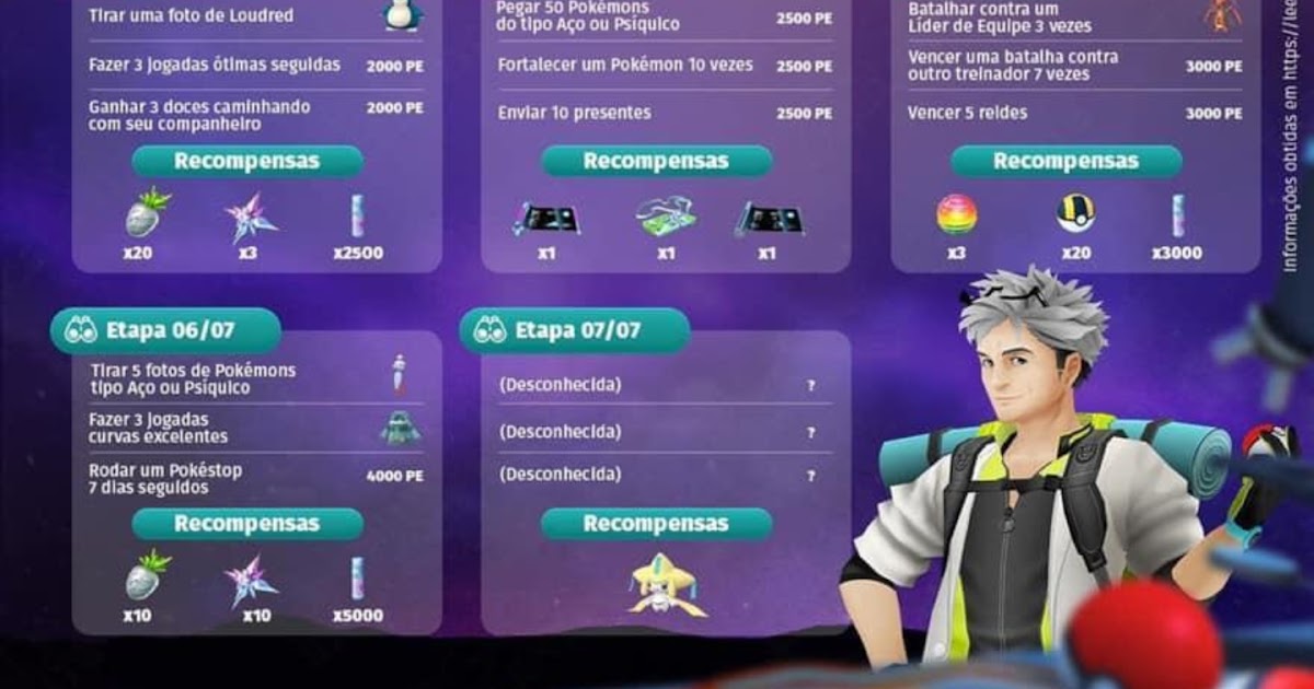 Pokémon Go - Um sono milenar - Como obter Jirachi e quais as missões da  Special Research