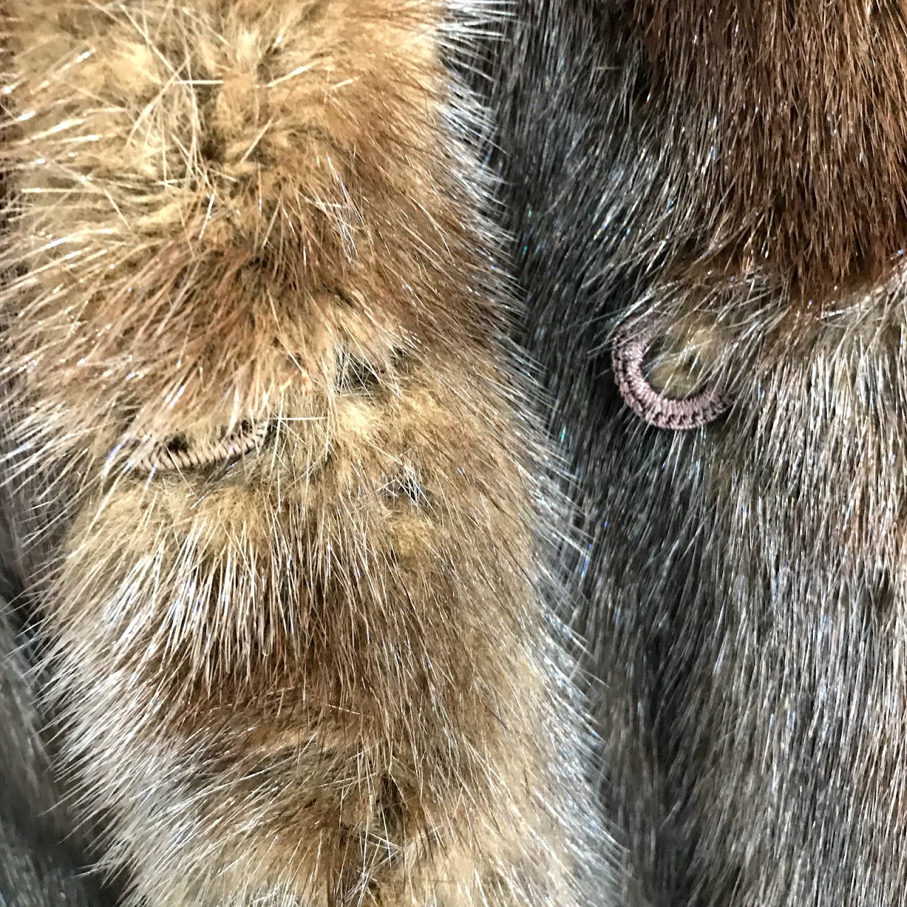 Yves Saint Laurent Fourrures Mink Coat