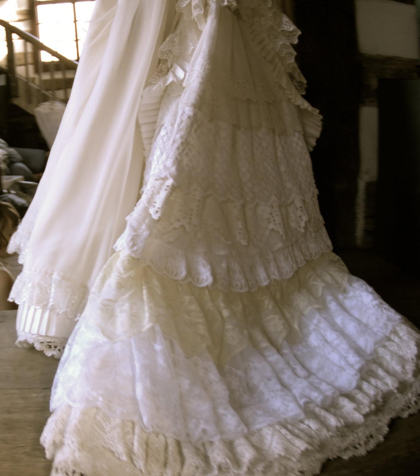 vintage wedding gown