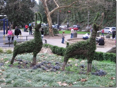 IMG_2638 Animal Topiaries at the Rose Garden Children's Park at Washington Park in Portland, Oregon on February 27, 2010