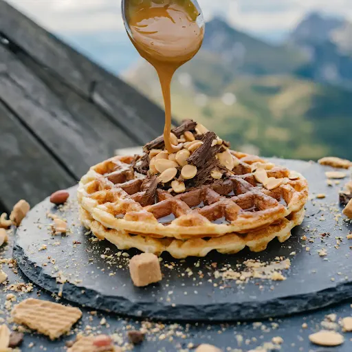 Peanut Butter Brownie Waffle