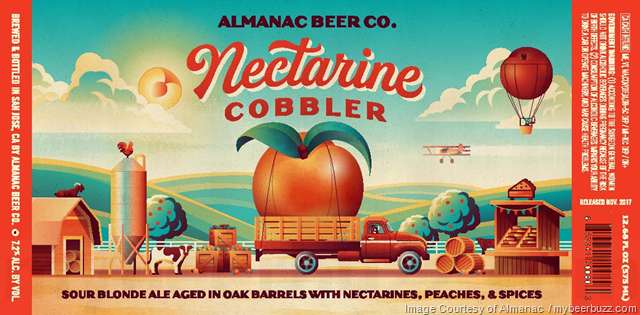 Almanac Beer Adding Nectarine Cobble Bottles