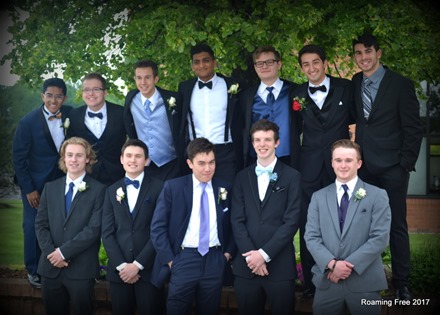 A bunch of handsome young men