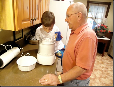 Making ice cream