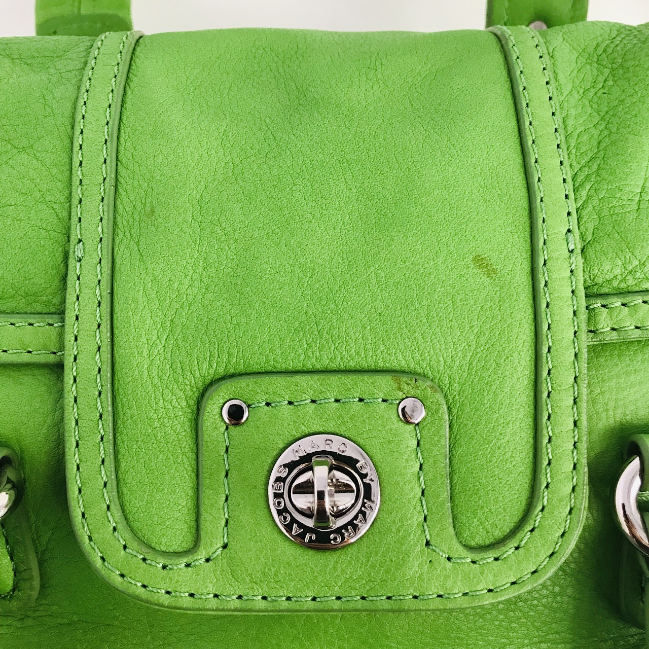 Marc by Marc Jacobs Green Leather Shoulder Bag