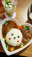 Inside Don Quixote, we stopped for lunch at @home maid cafe, this is the Cutie Puppy Curry Set