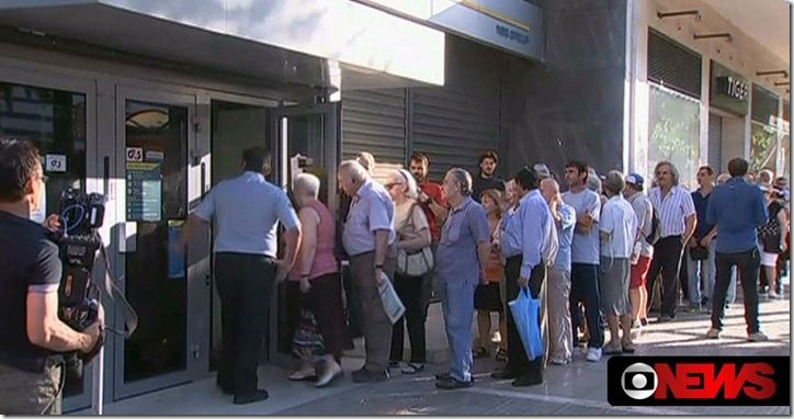 Bancos gregos reabrem após três semanas fechados - www.rsnoticias.net