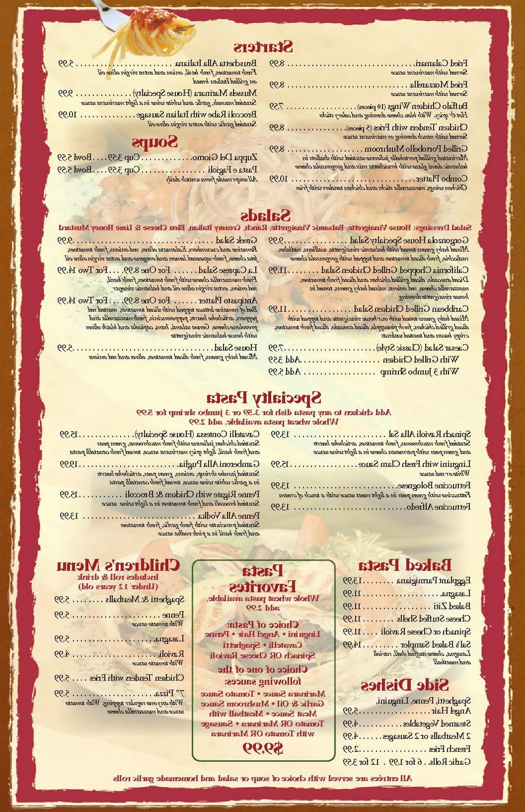 Restaurant Menu Templates