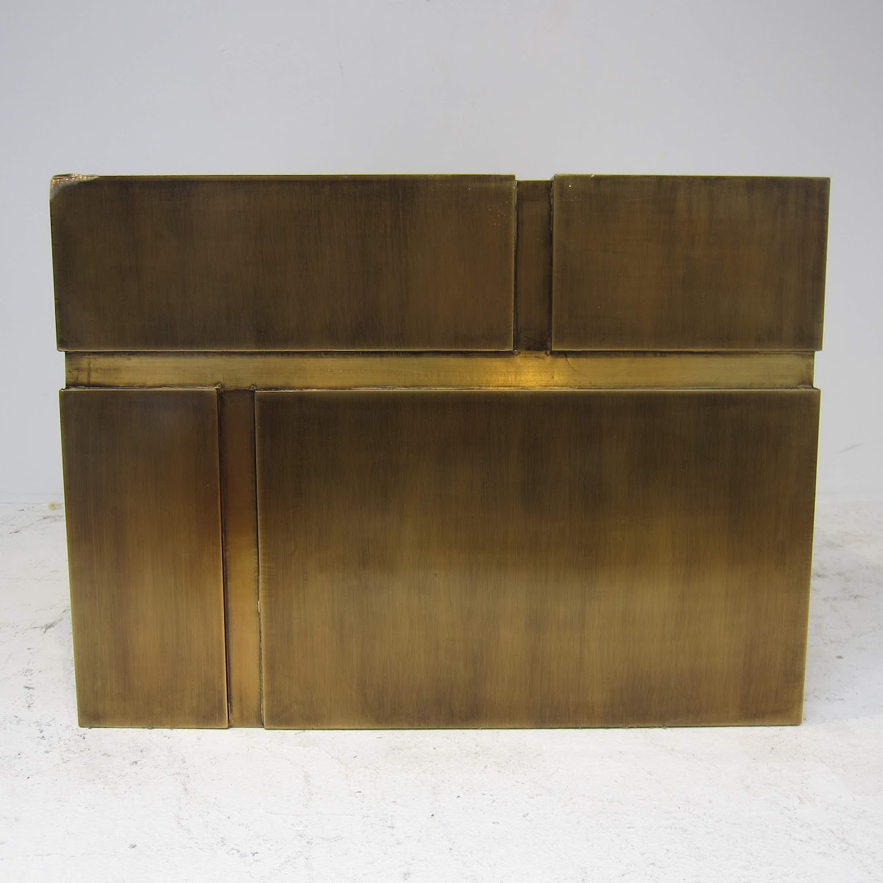 Brass Clad Coffee Table