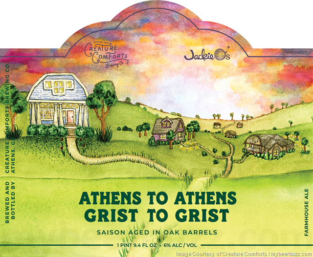 Creature Comforts & Jackie O’s Collaborate On Athens To Athens Grist To Grist 2018