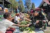 Satgas 330 Tri Dharma Gelar Borong Hasil Bumi (BOHAI) Edisi Spesial HUT ke-63 Kostrad