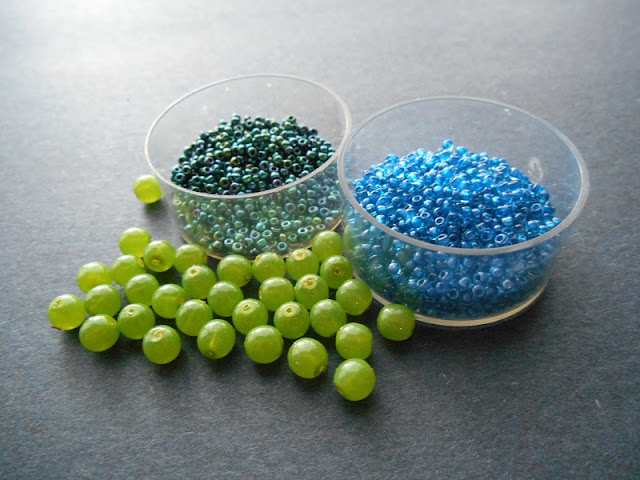 True Blue-Green Bead Color Idea