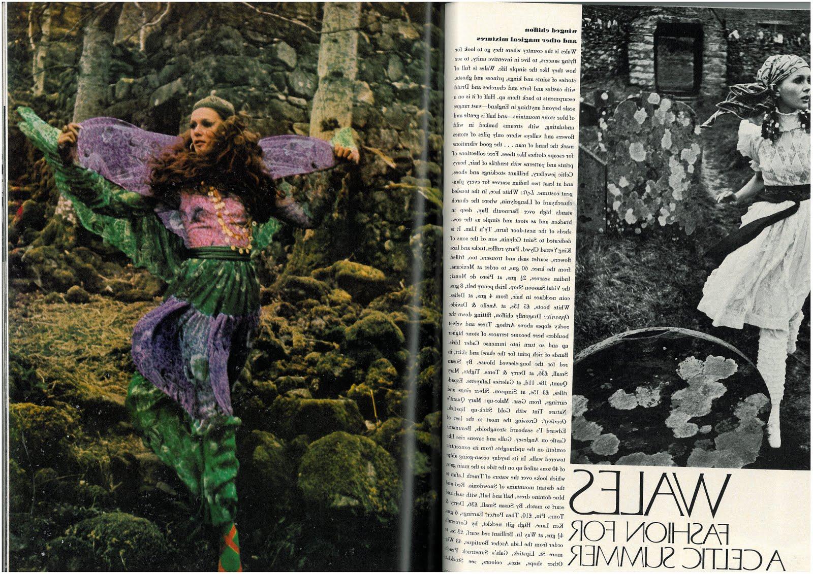 celtic summer: UK vogue july