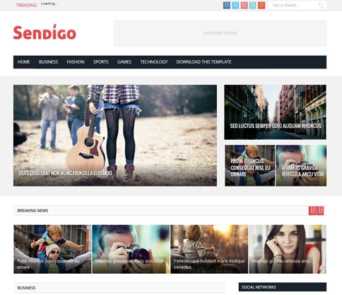 sendigo-responsive-template