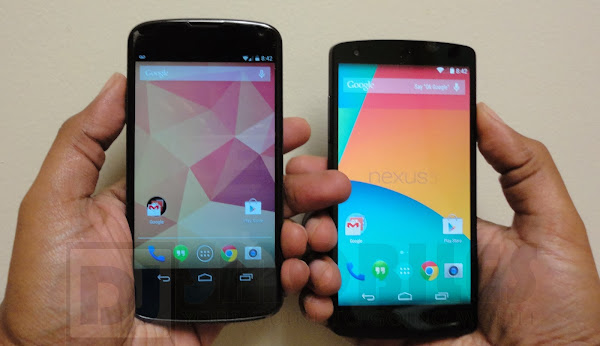 Google Nexus 4 vs. Google Nexus 5