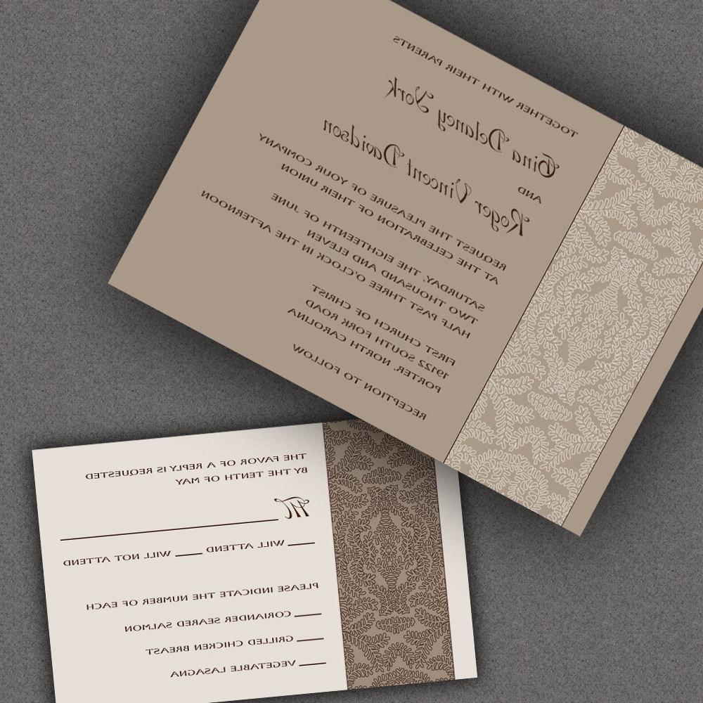 Formal Wedding Invitations-