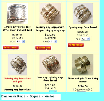 Designer rings