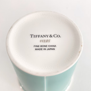 Tiffany & Co. Bone China Paper Cup Set