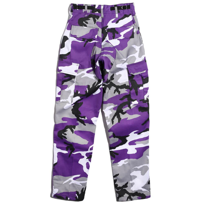 CARGO PURPLE PANTS - Hotking Collections