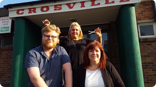 1 - Kerri Williams (right) with Tom Essex and Kathlene Clarke