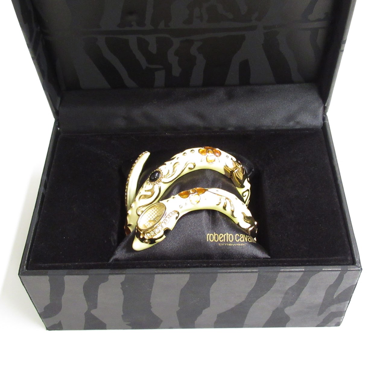 Roberto Cavalli NEW Snake Bracelet Watch