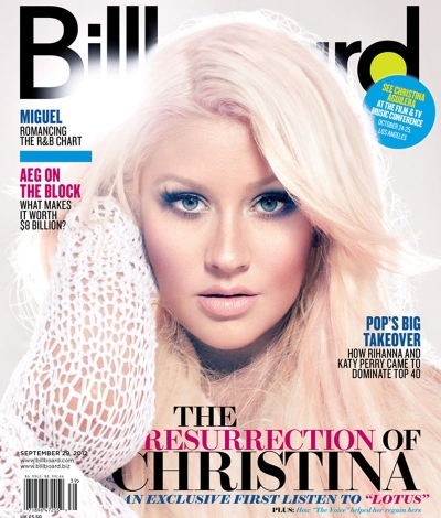 Christina Aguilera Billboard Cover