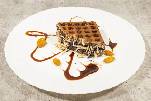 Almond Brownie Waffle