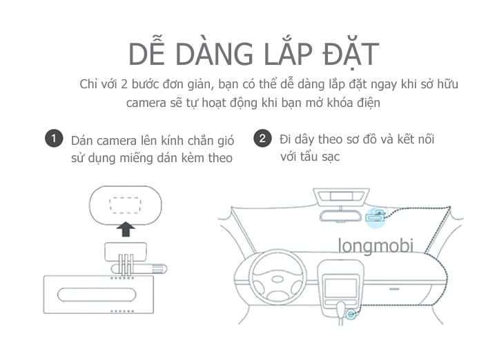 Camera hanh trinh xiaomi 70mai